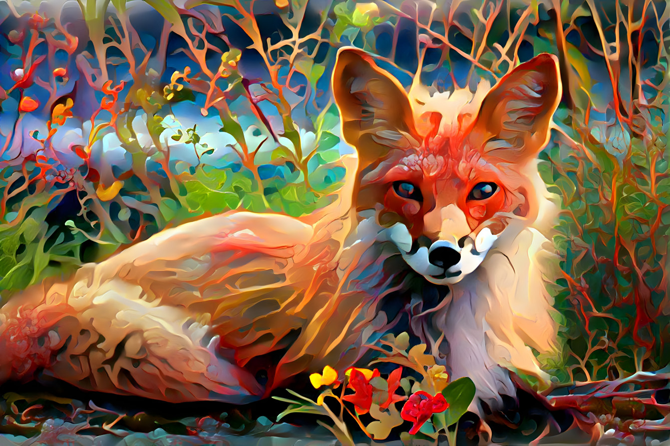 A fox is a wolf who sends flowers