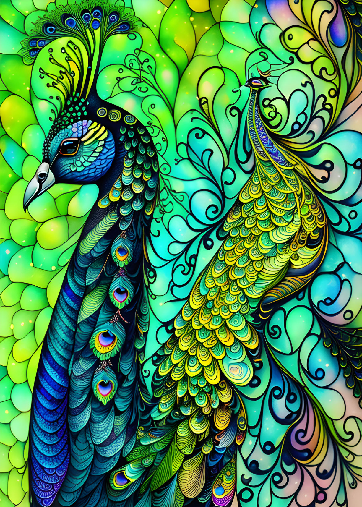 Update 166+ beautiful drawing of peacock super hot
