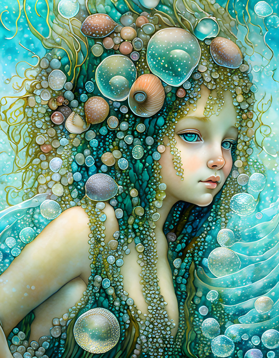 Mermaid child of the ocean 
