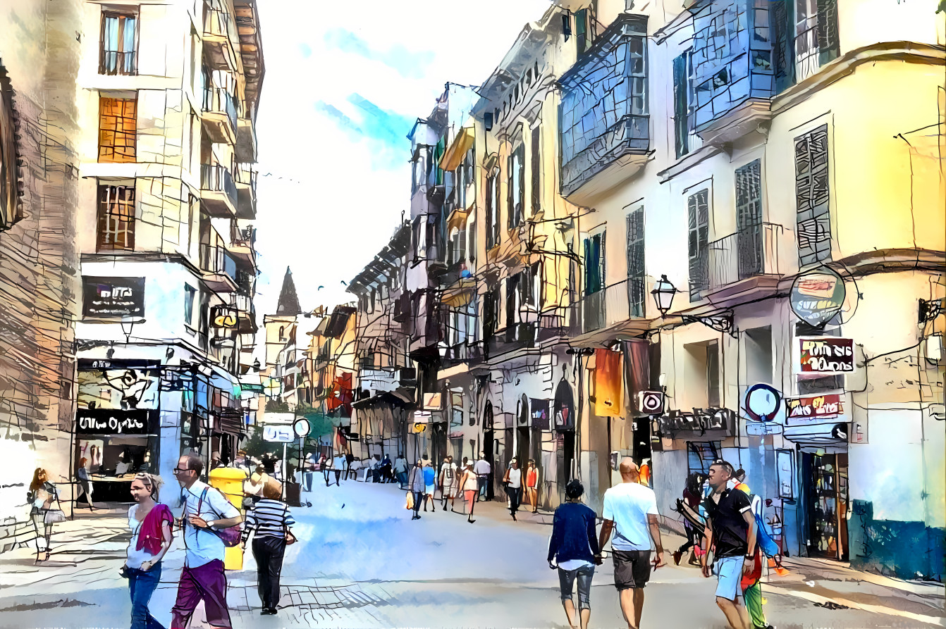 Street in Mallorca
