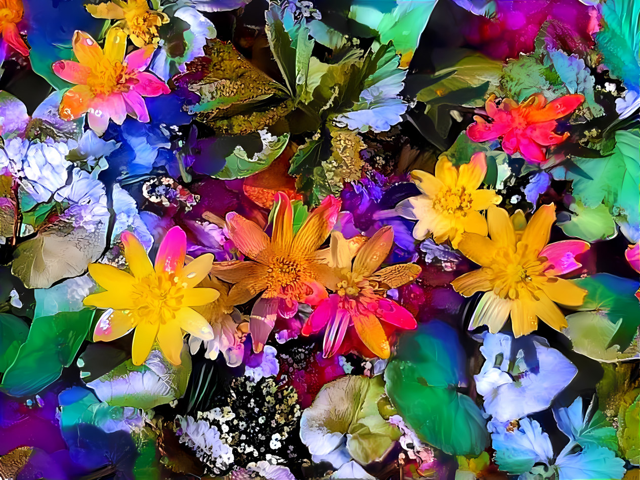 Colorful tiny flowers