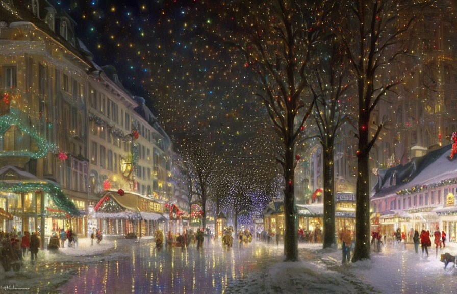 Christmas Lights at Zurich