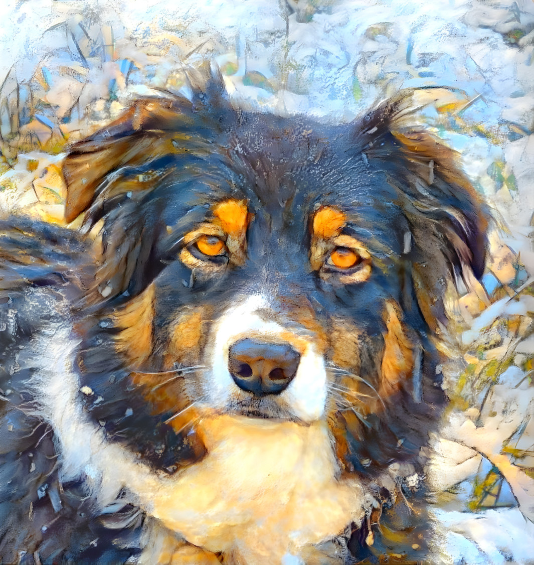 Jocelyn, winter portrait