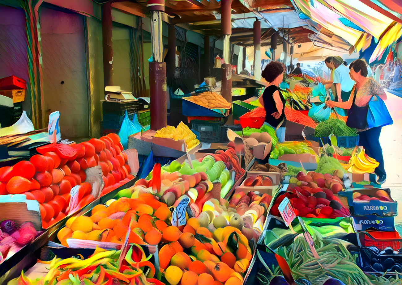 Fruit Market - Athens Greece