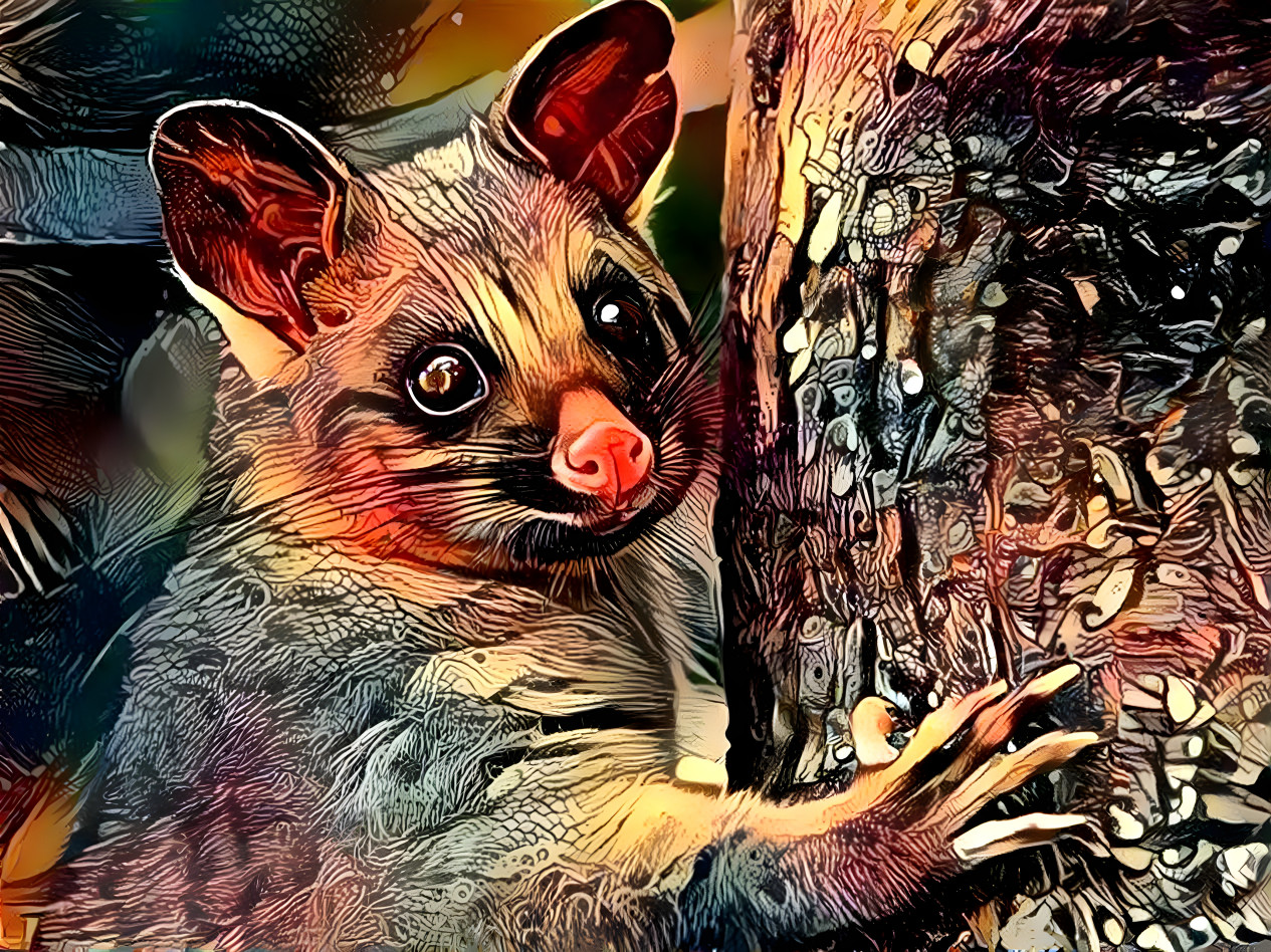 Possum Up A Tree