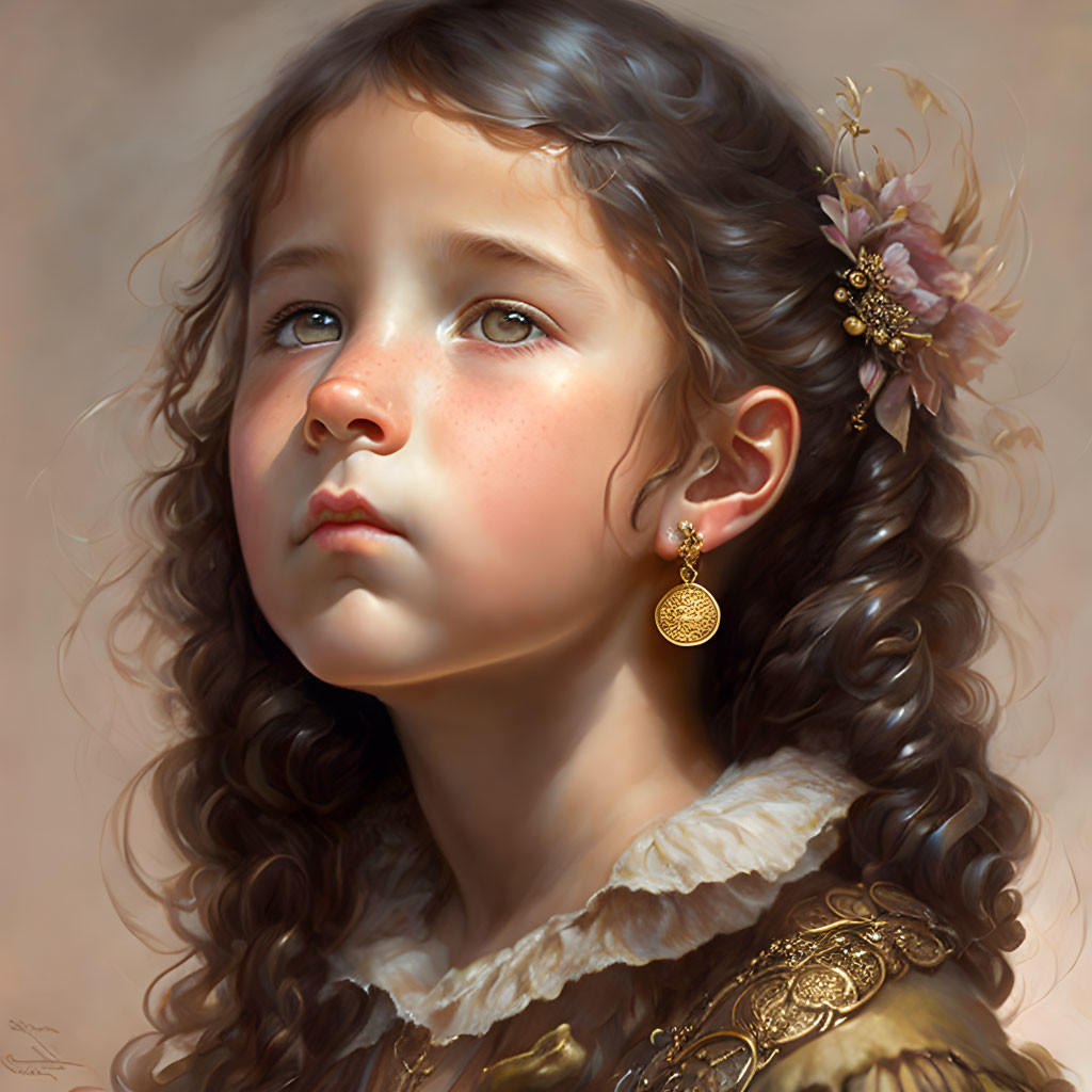 Girl With The Gold Earring
