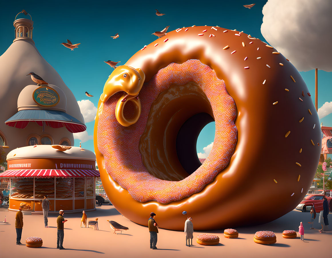 worlds largest doughnut store