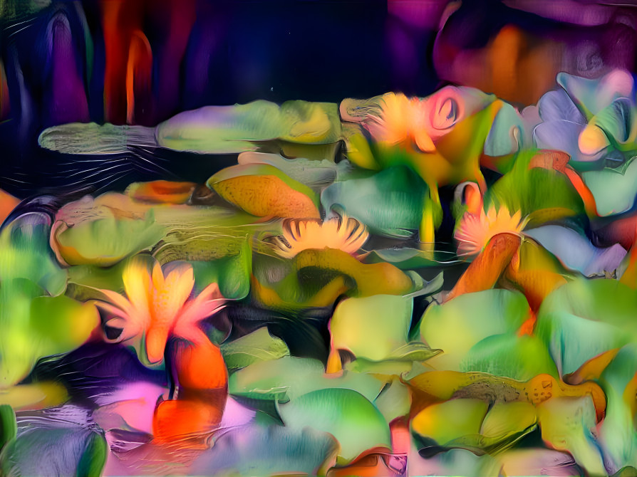 Lilies on the Pond