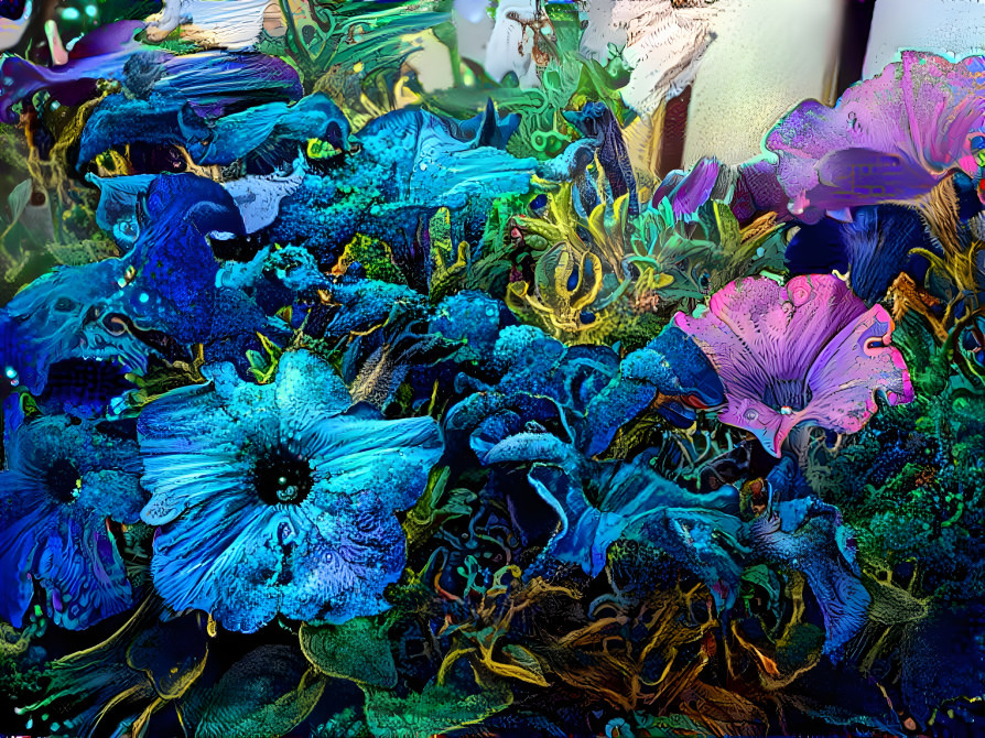 Purple-N-Blue Style Flowers