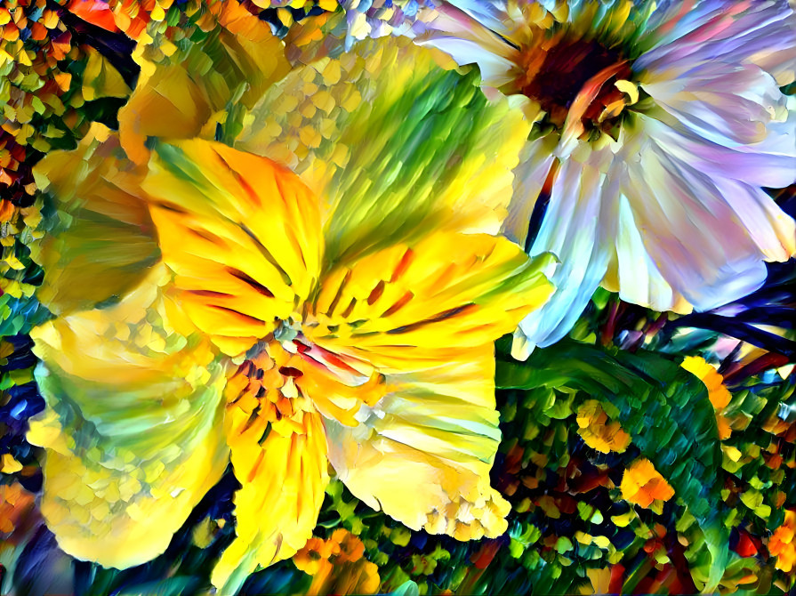 Yellow-N-White Flowers
