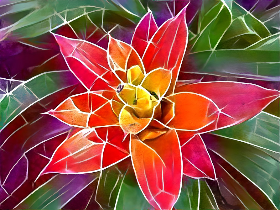 Color Grid Flower