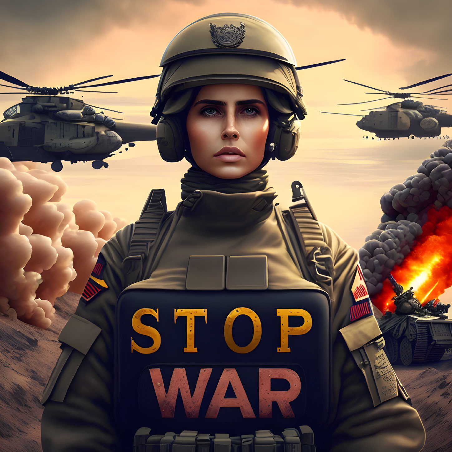 STOP THE WAR! Feel free to use this worldwide!