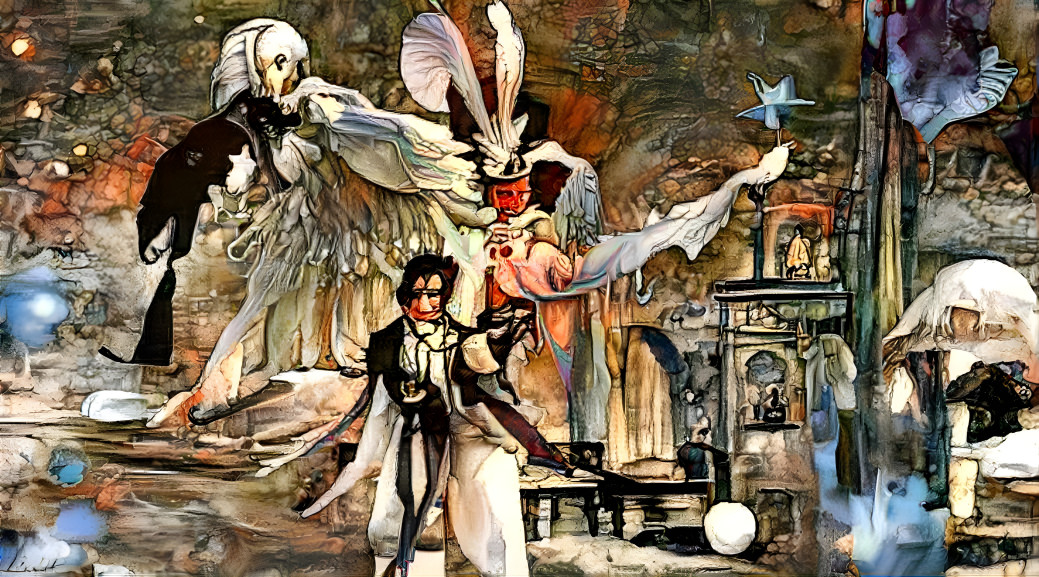 Magician and angel