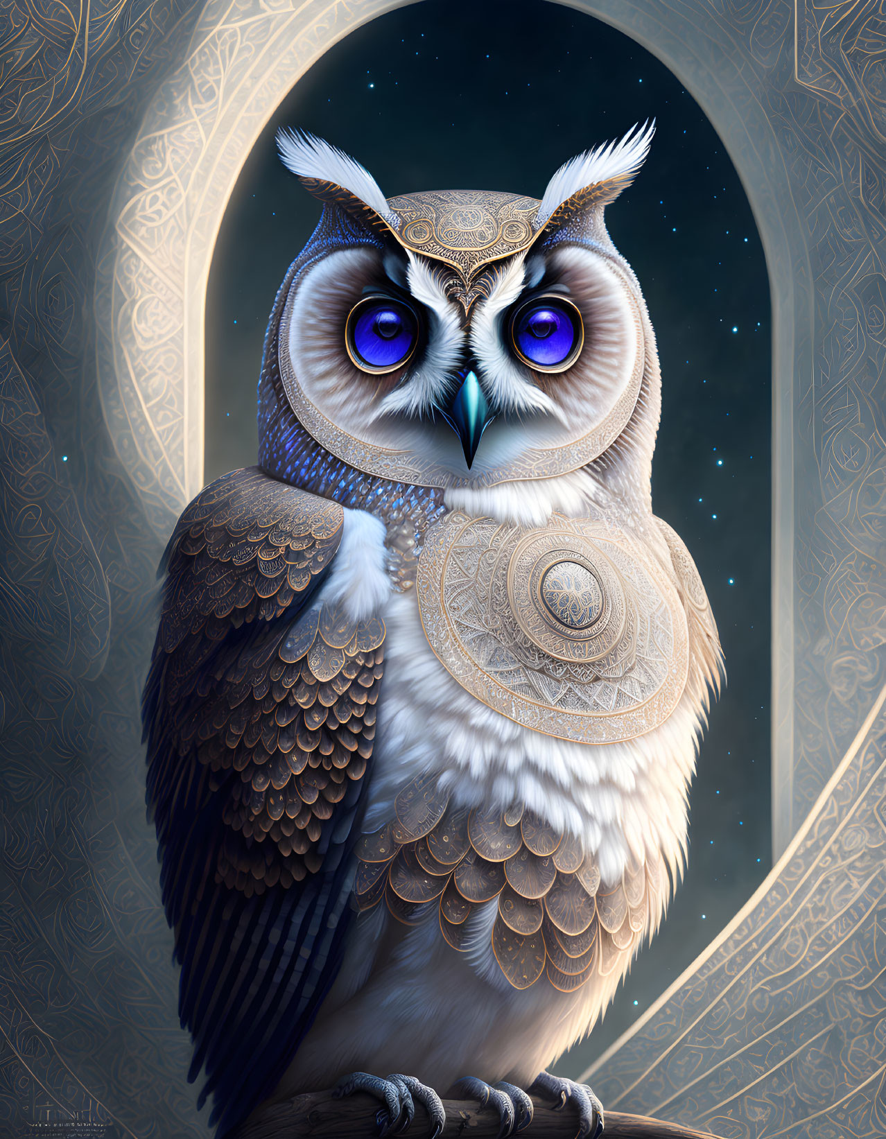 Owl-eyed wisdom 