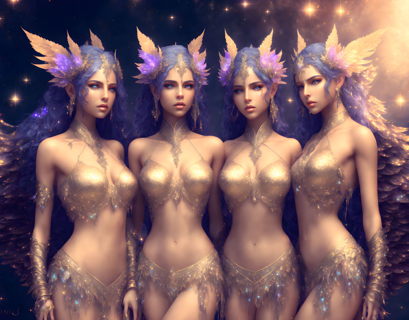 (most of) The Pleiades
