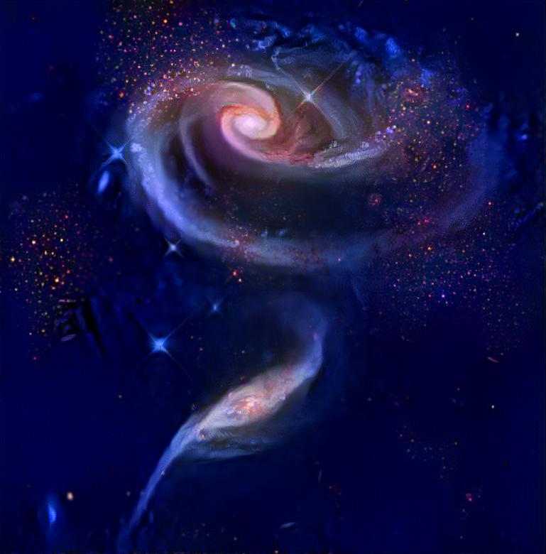 ARP 273 dancing galaxies