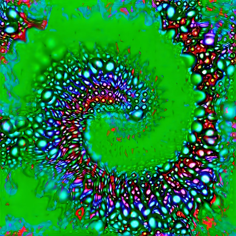 Bubble style made it more psychedelic 