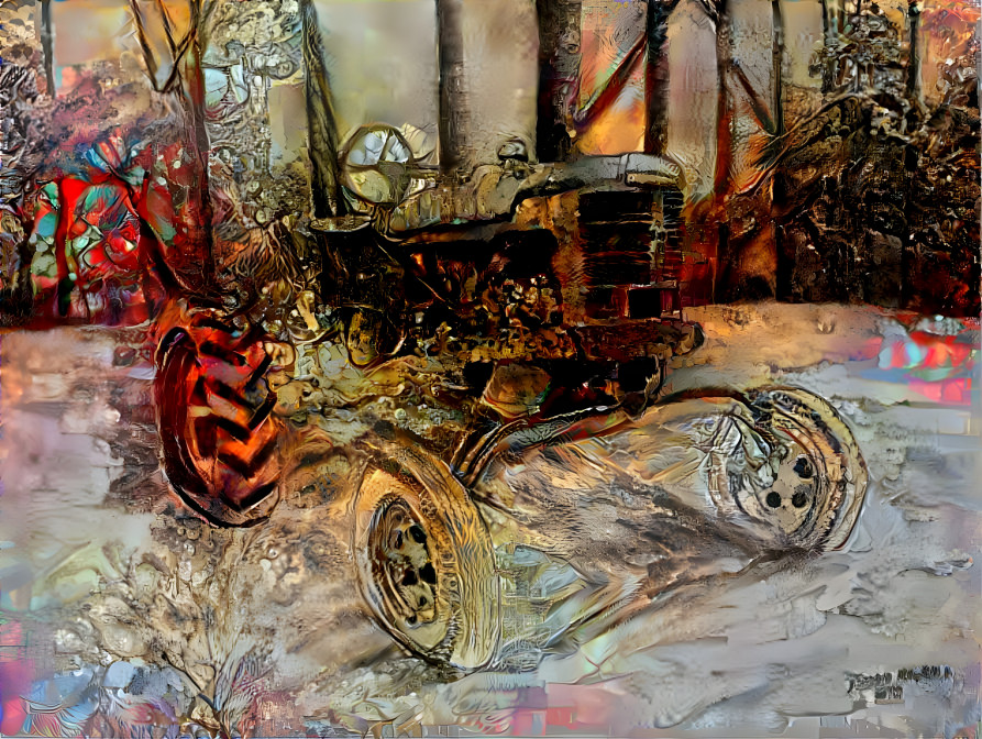 Funky Antique tractor