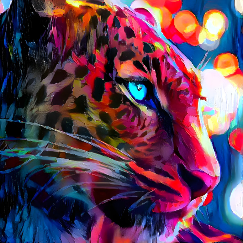 Colorful Cheetah