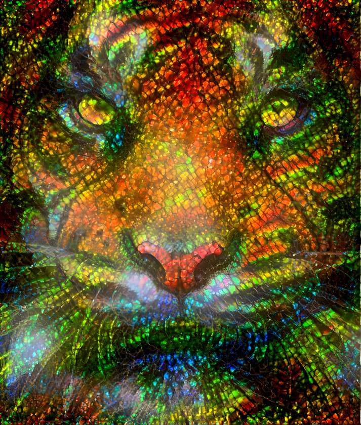 Ammolite Mosaic Tiger