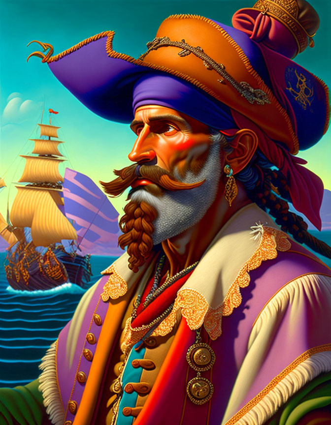 Stylish pirate