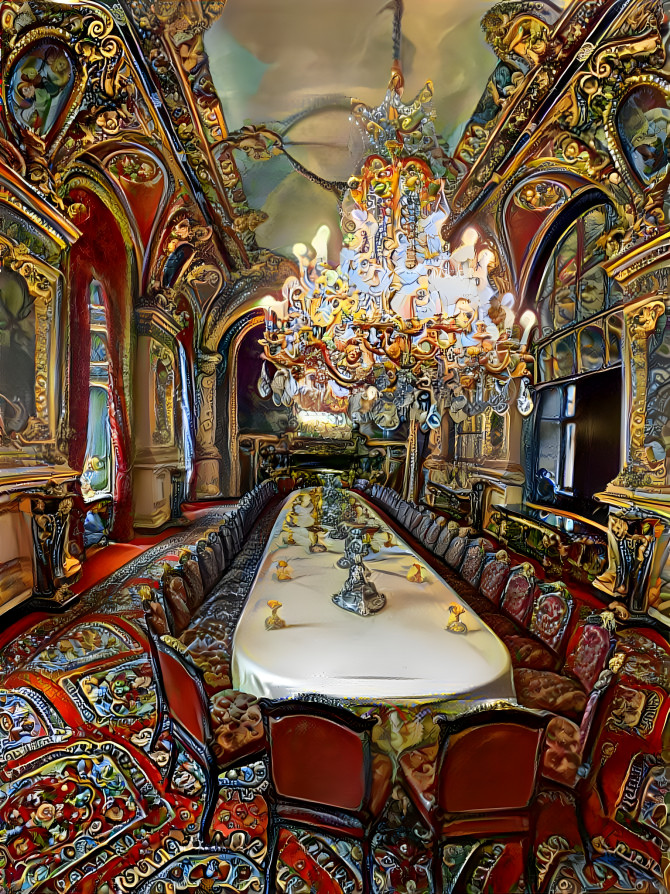 Napoleon III Dining Room, Louvre Museum, Paris.