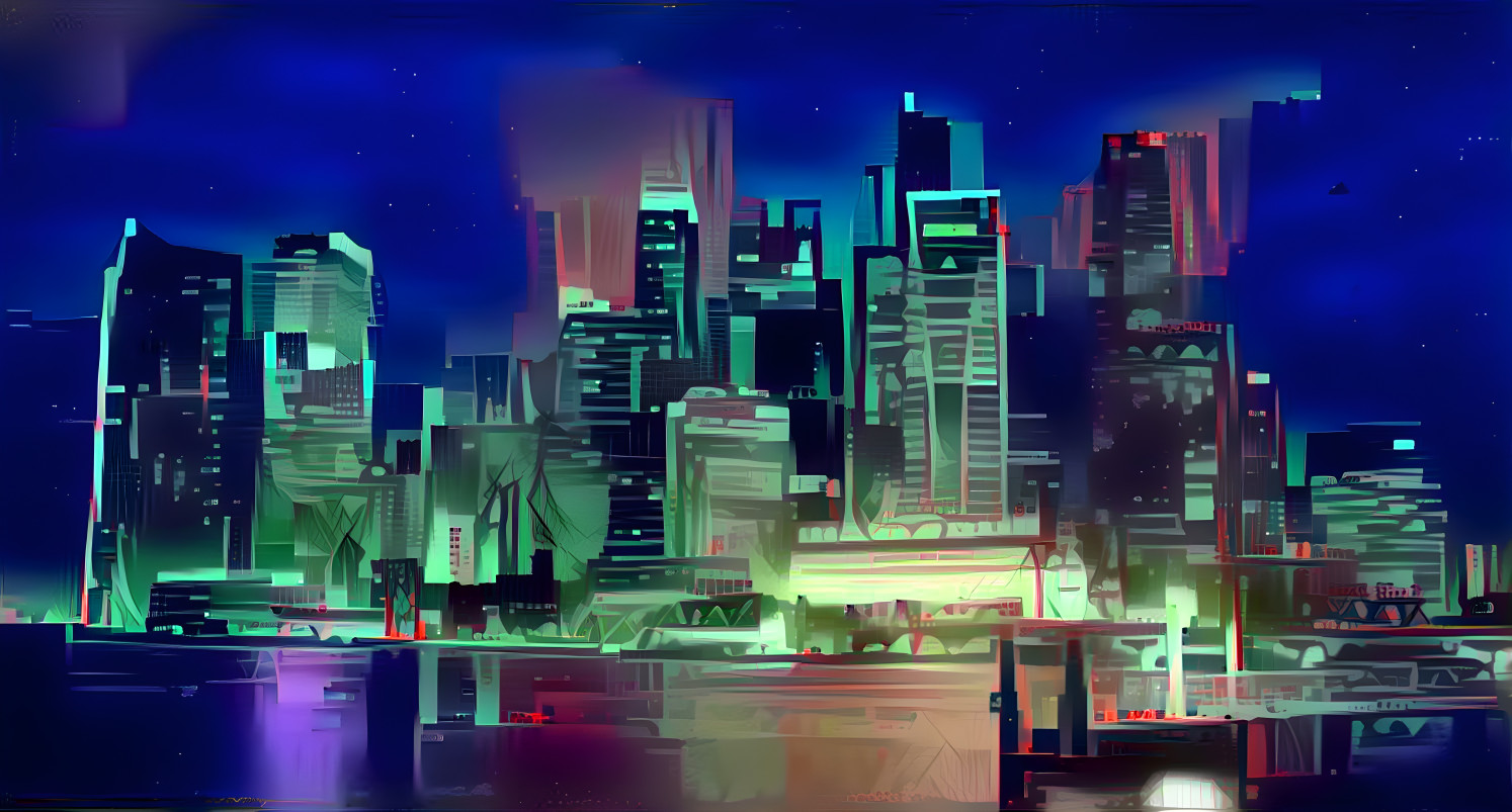 City Skyline at Night