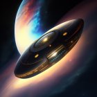 Detailed Spaceship Flying Among Stars and Planets