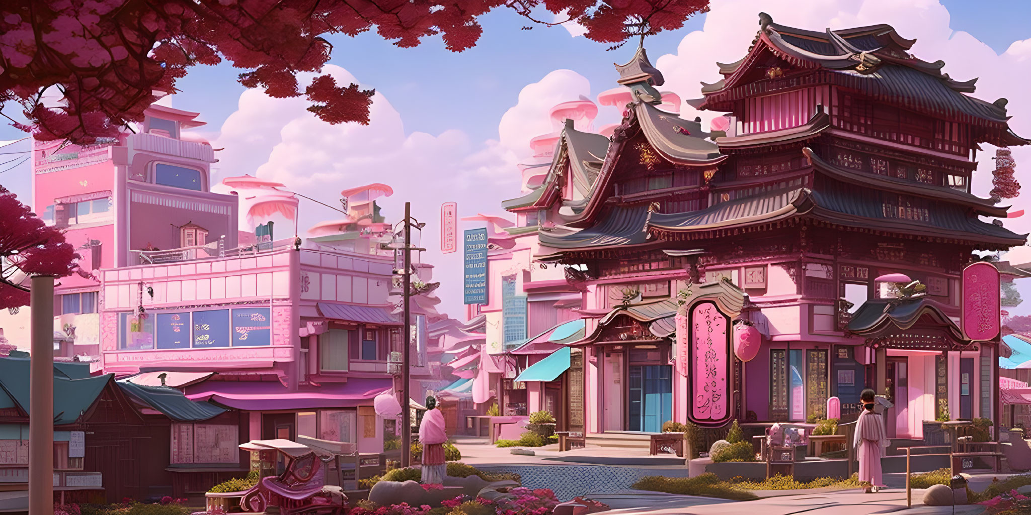 Japanese town