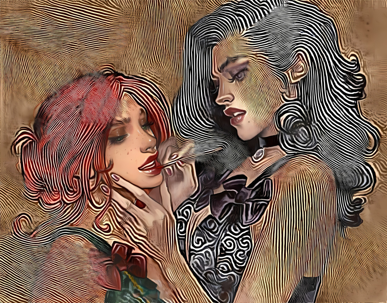 Yennefer and triss
