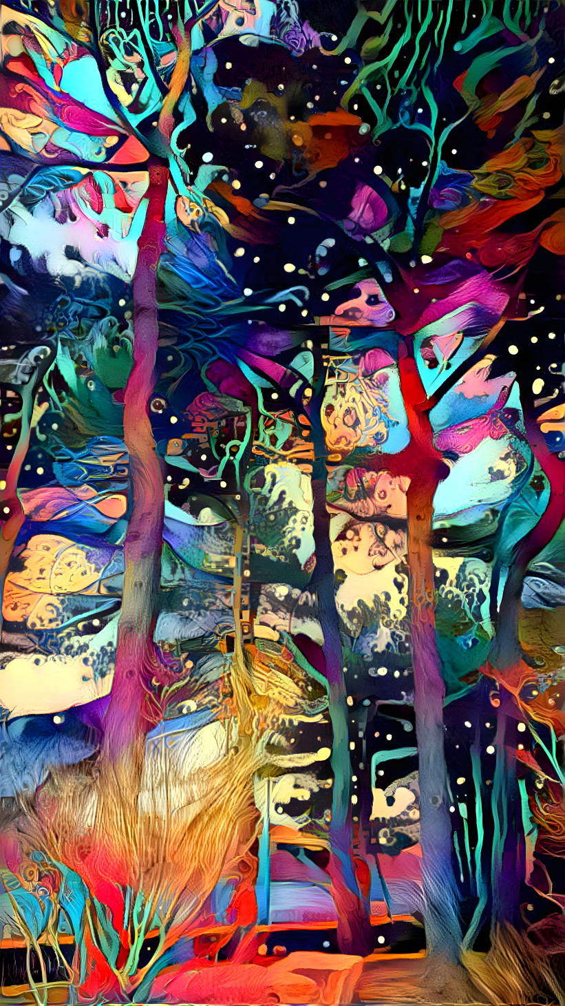 Colorful woods