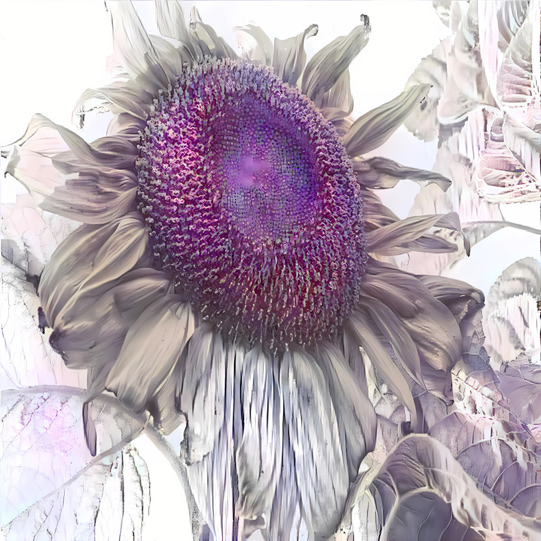 Sunflower, Dandelion, and Plum [an edit]