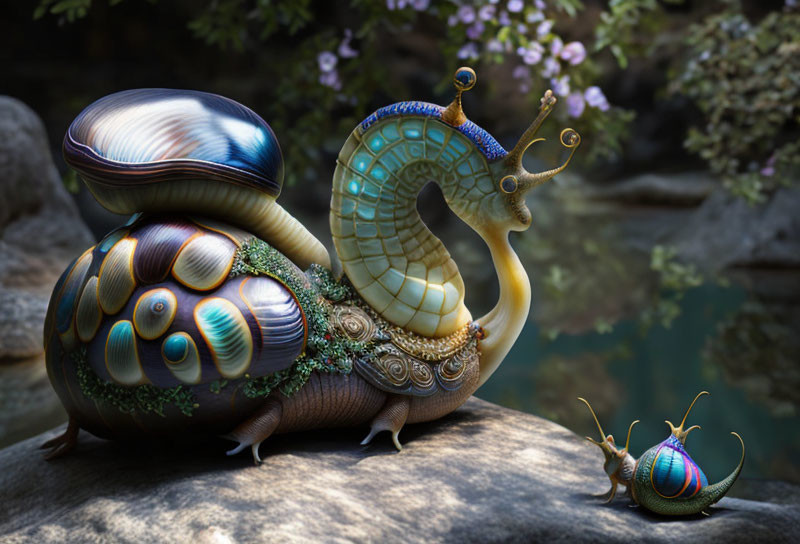 Giant Snail and friend