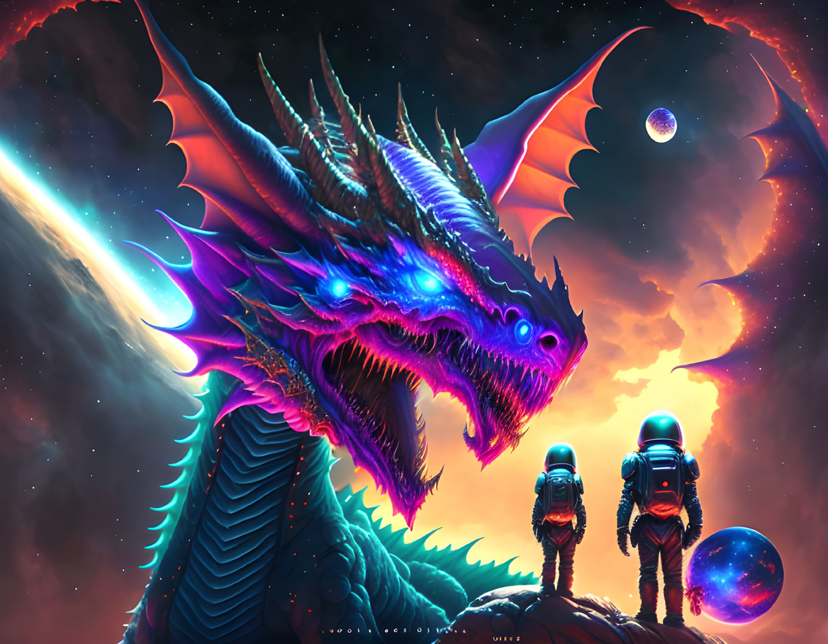 meeting the space dragon