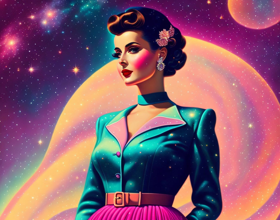 50's space woman