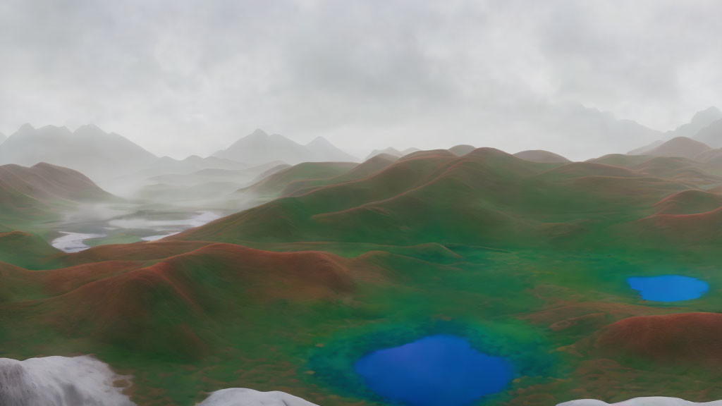 Maya 3d Landscape Render to AI