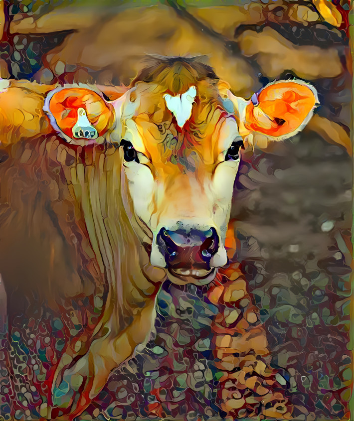 tagged cow