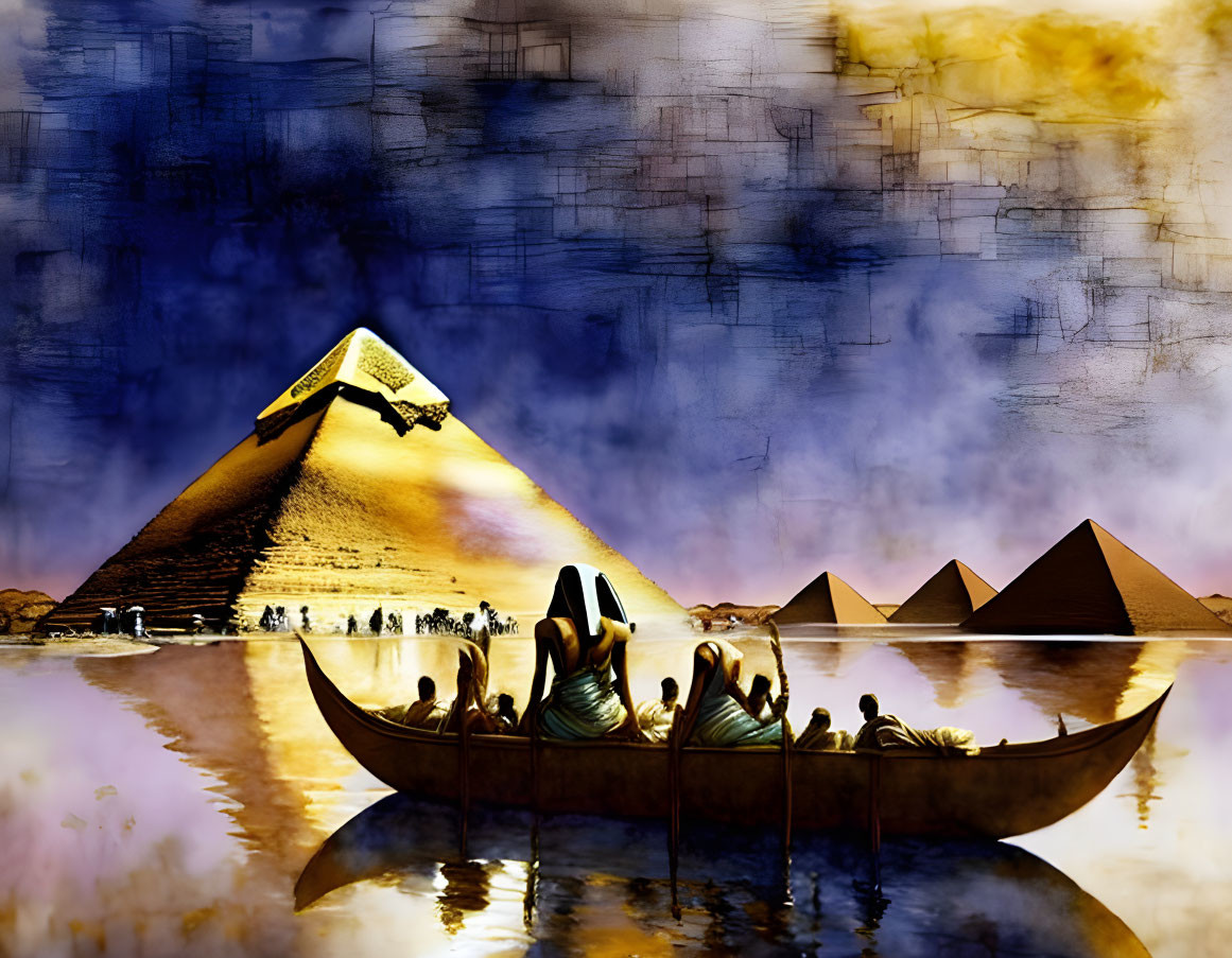 Floating along the Nile 