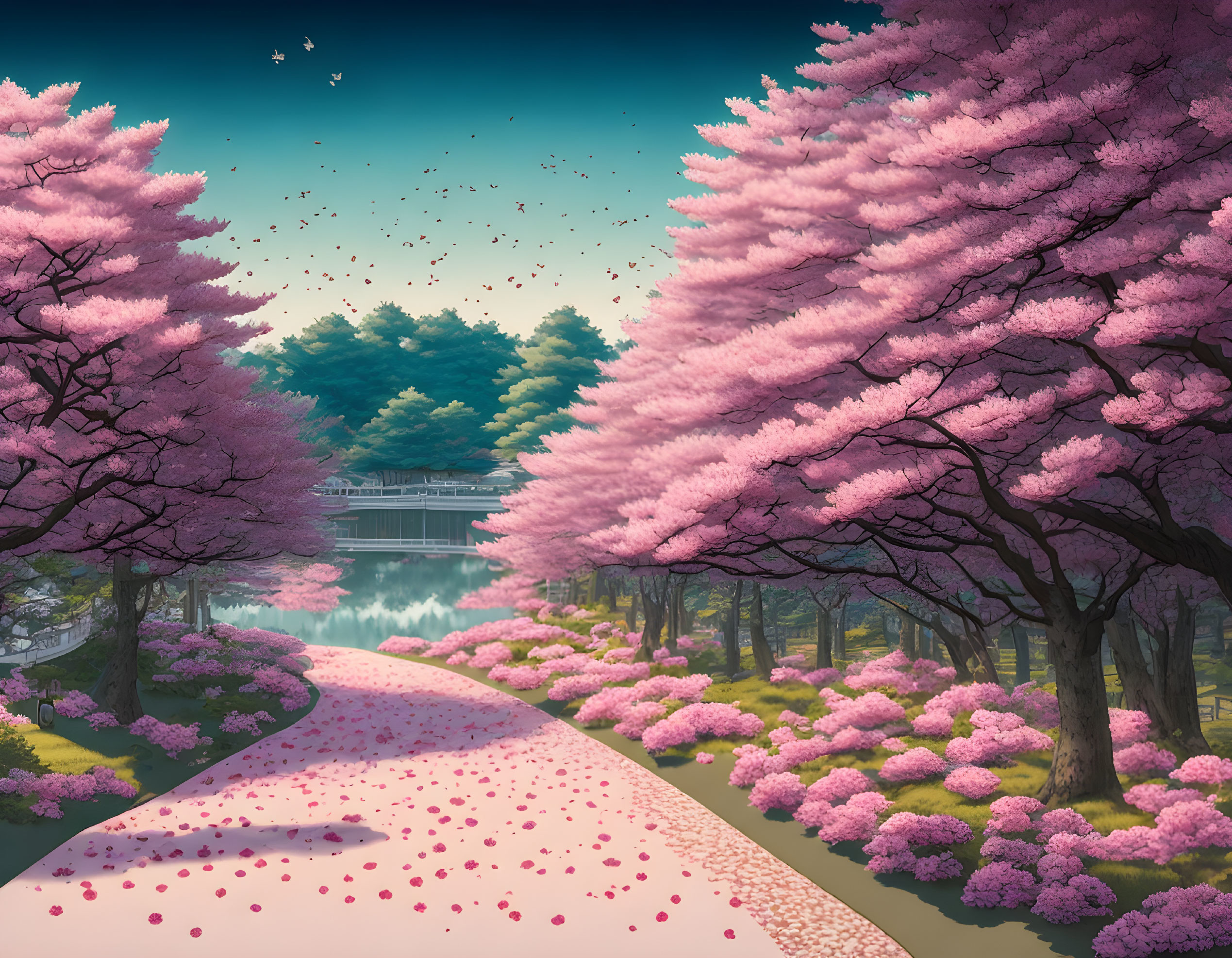 cherry tree blossoms