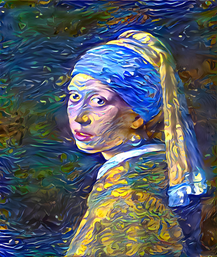Girl with a Pearl Earring Altered 