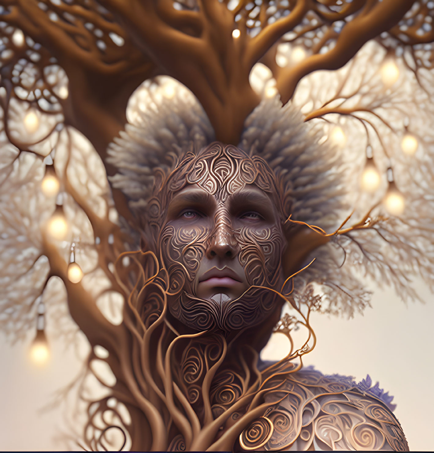 Fantasy tree face