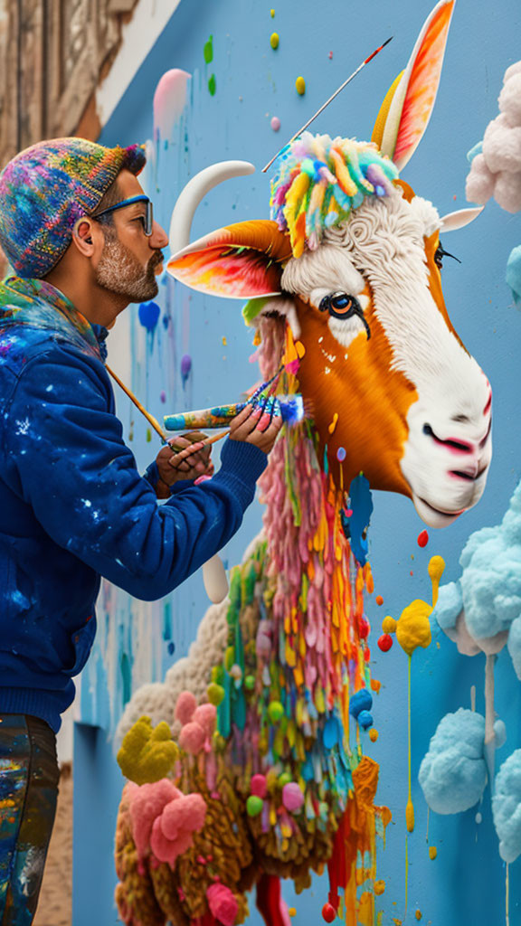Painting A Sheep