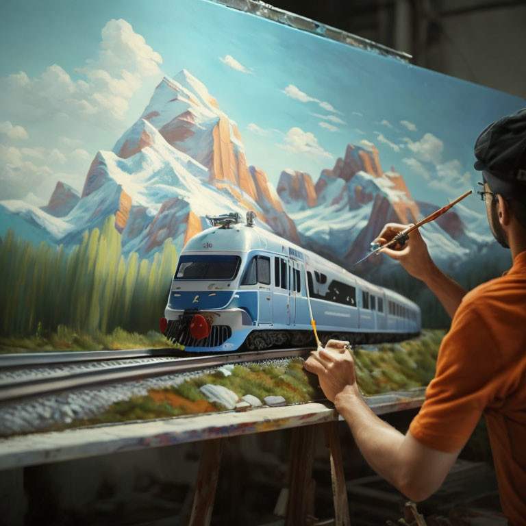 Painting A Train