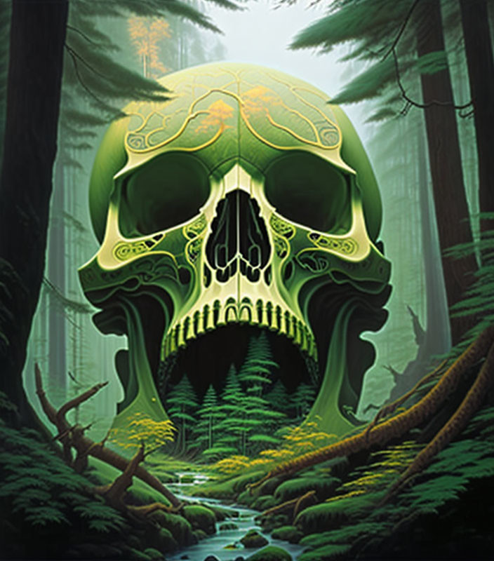 Skull in the Woods