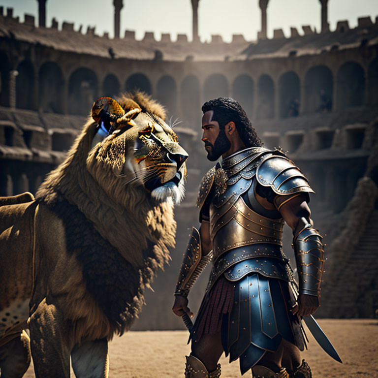 Gladiator & Lion 2