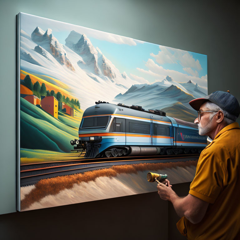 Painting A Train 3