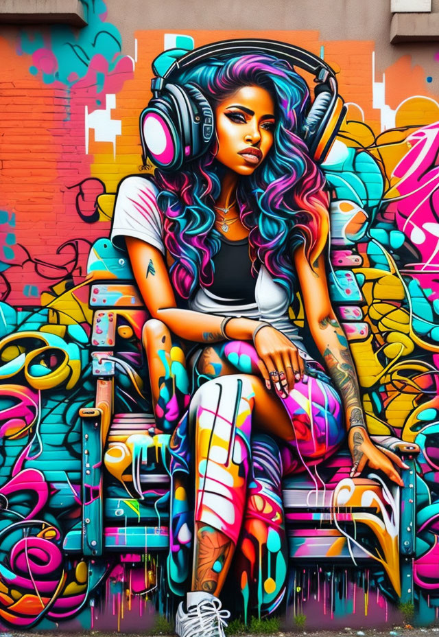 Grafitti Woman