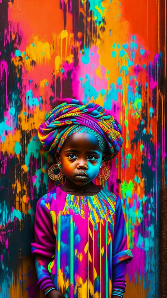 Graffiti Young Girl