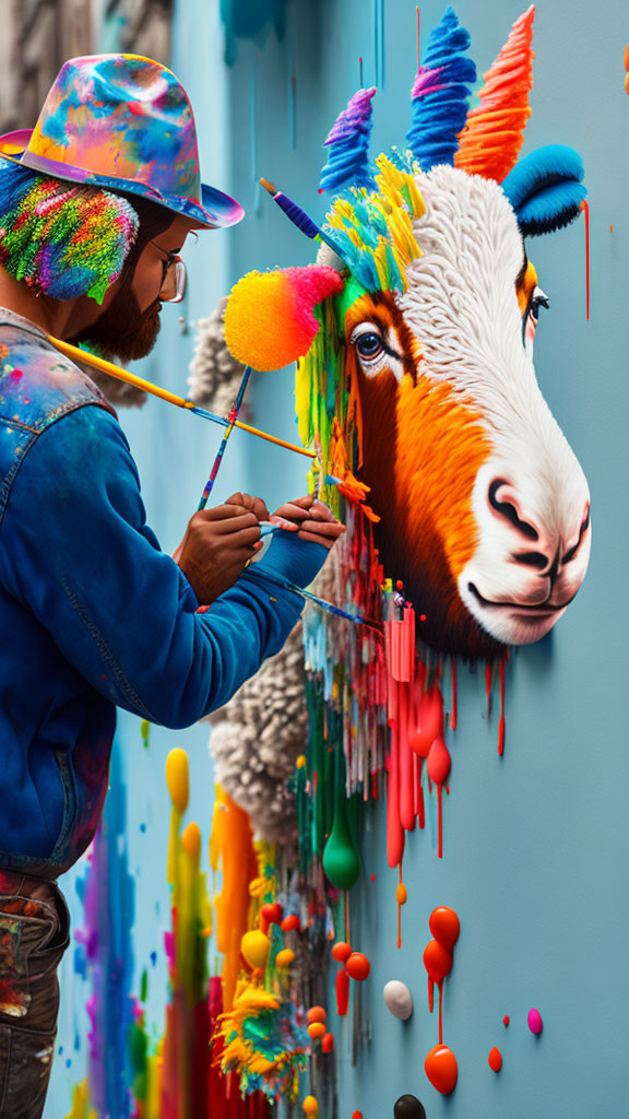 Painting A Sheep 3