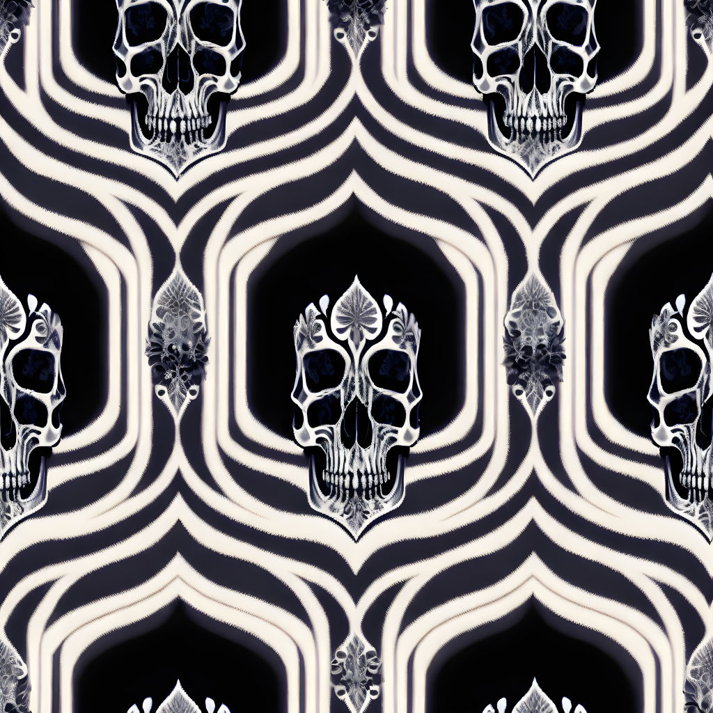 Skull pattern